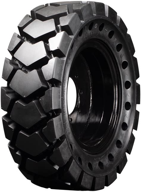 solid skid steer tire 14-17.5|flat free skid steer tires.